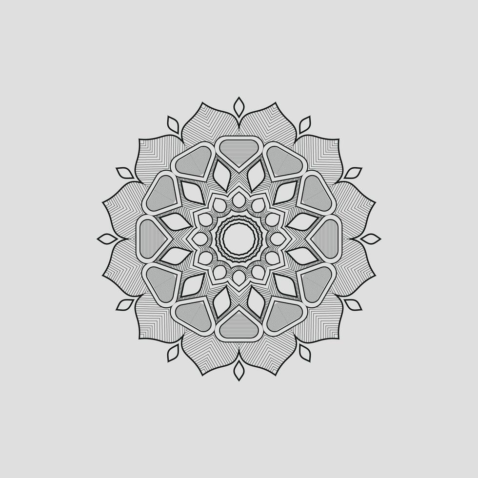 Decorative Mandala Design Template vector