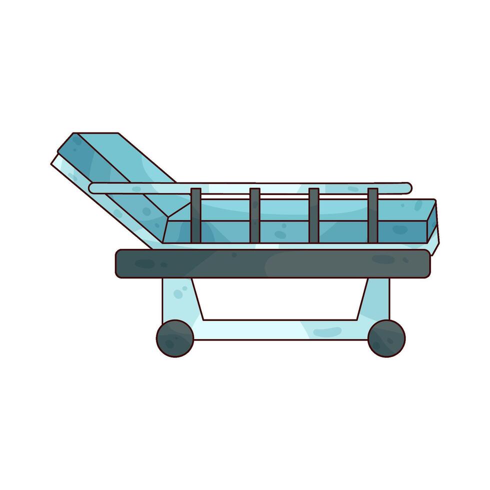 hospital bed illustrations vector