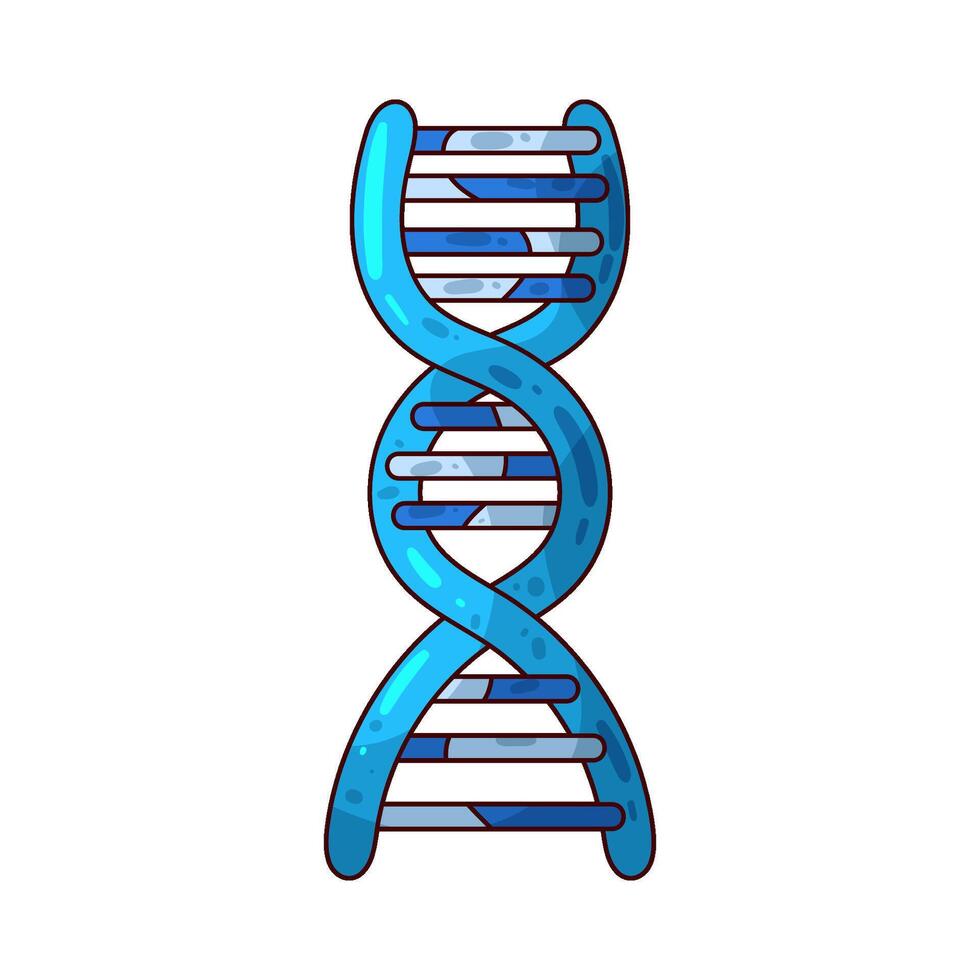 human dna strand vector