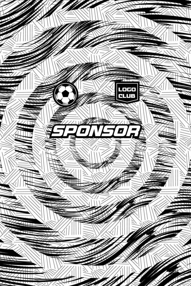 black circle line texture pattern for sublimation jersey design vector