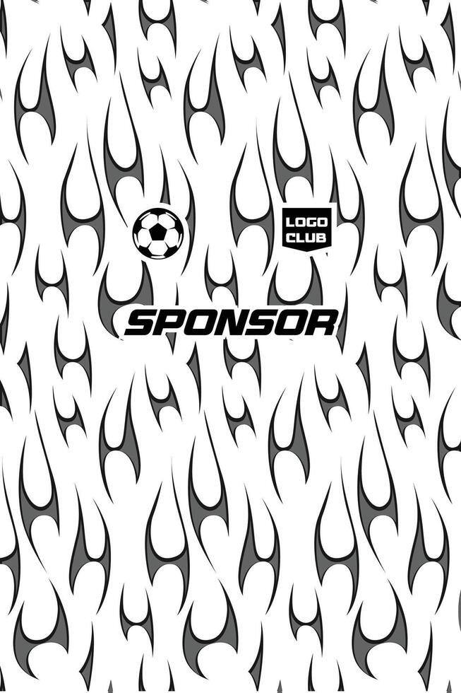 sport jersey with abstract pattern for uniform vector