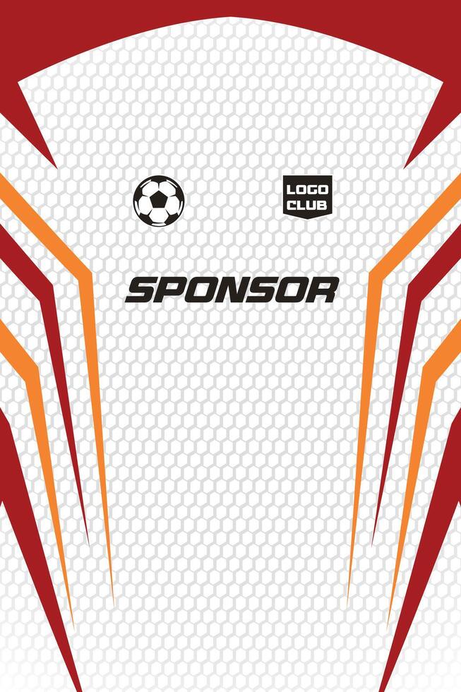 Sport Jersey Sublimation Background with red abstract pattern vector