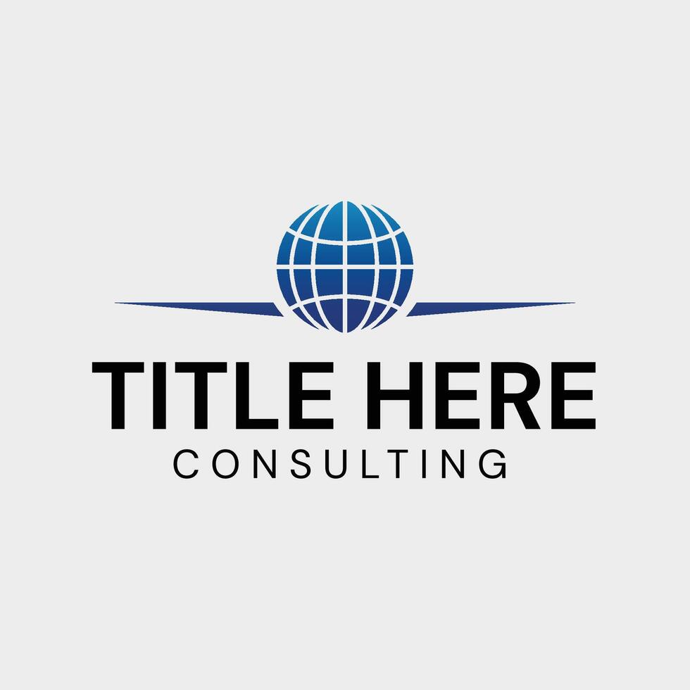 Visa Consulting Agency Logo Design - Consulting Logo vector