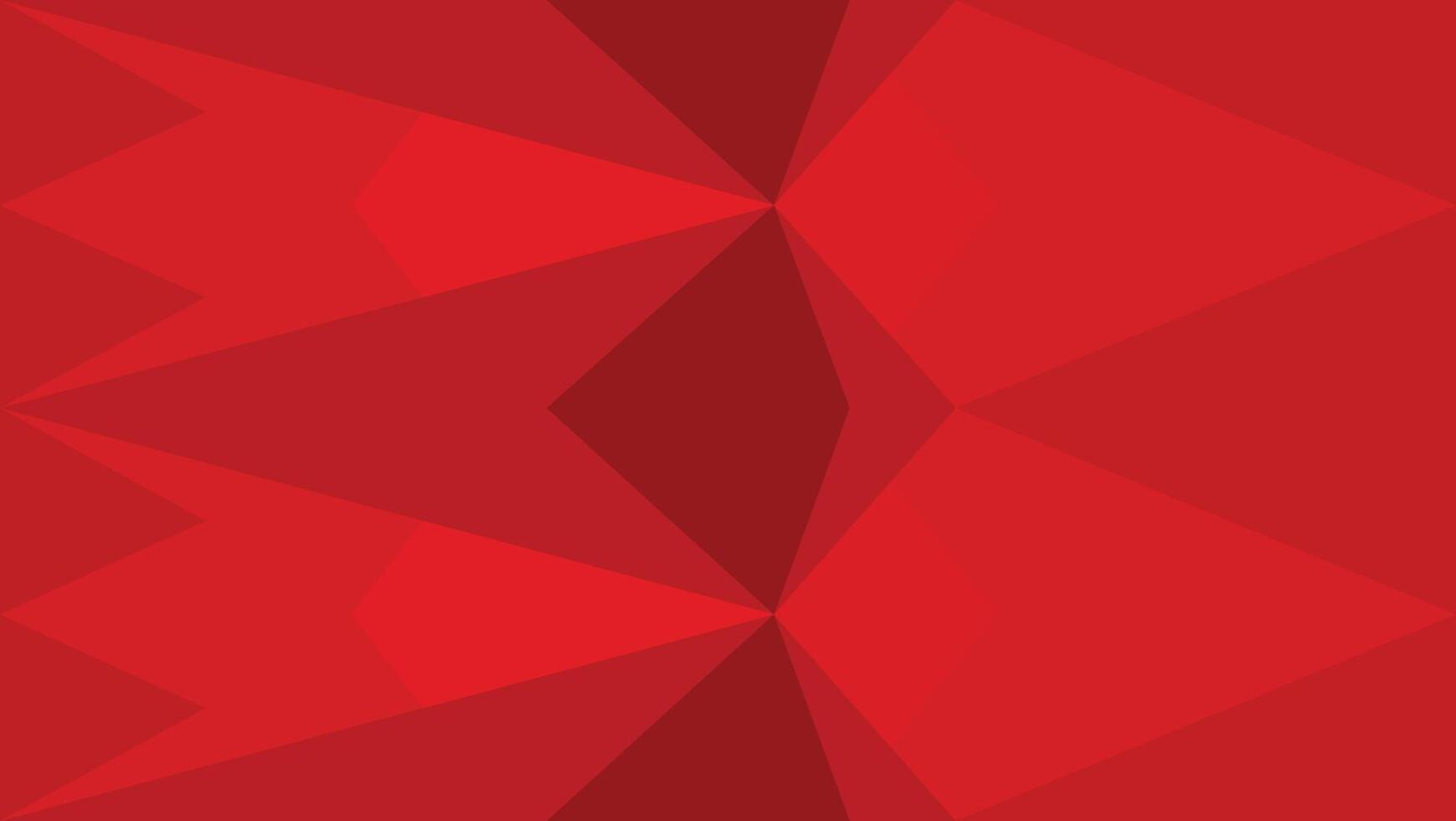 Red Geometrical Abstract Shapes Background vector