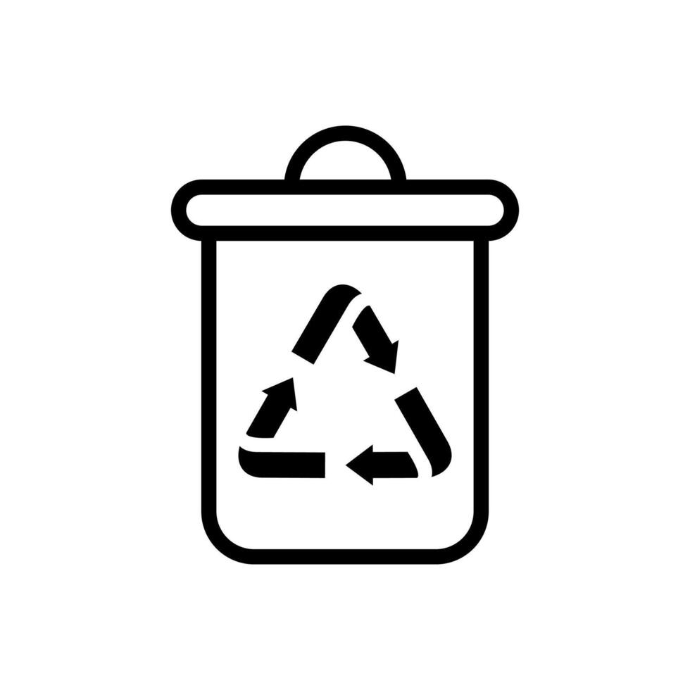 Recycle Bin Icon vector