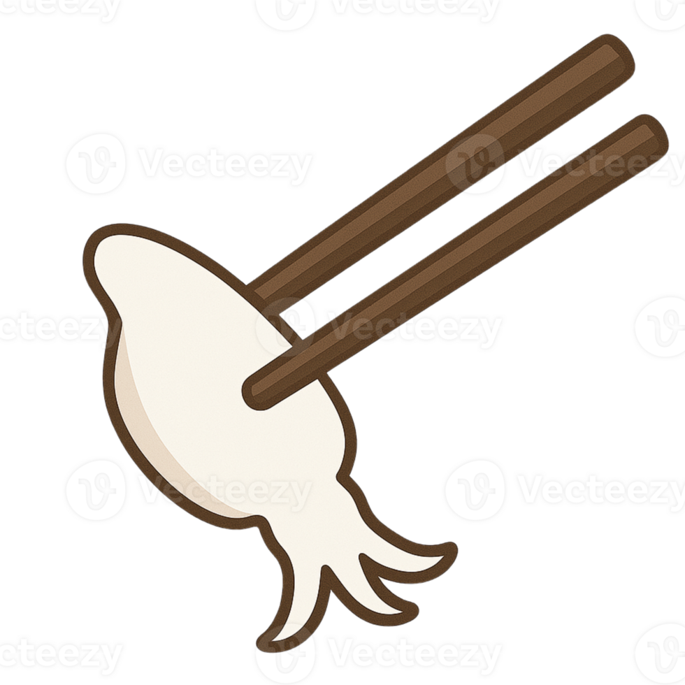 squid chopsticks cartoon png