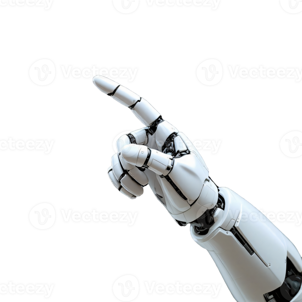Robotic Hand Pointing, Future Technology, AI, Automation, Innovation png