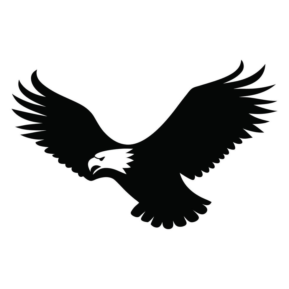 eagle in the sky, eagle on white background, eagle victor illustration vector