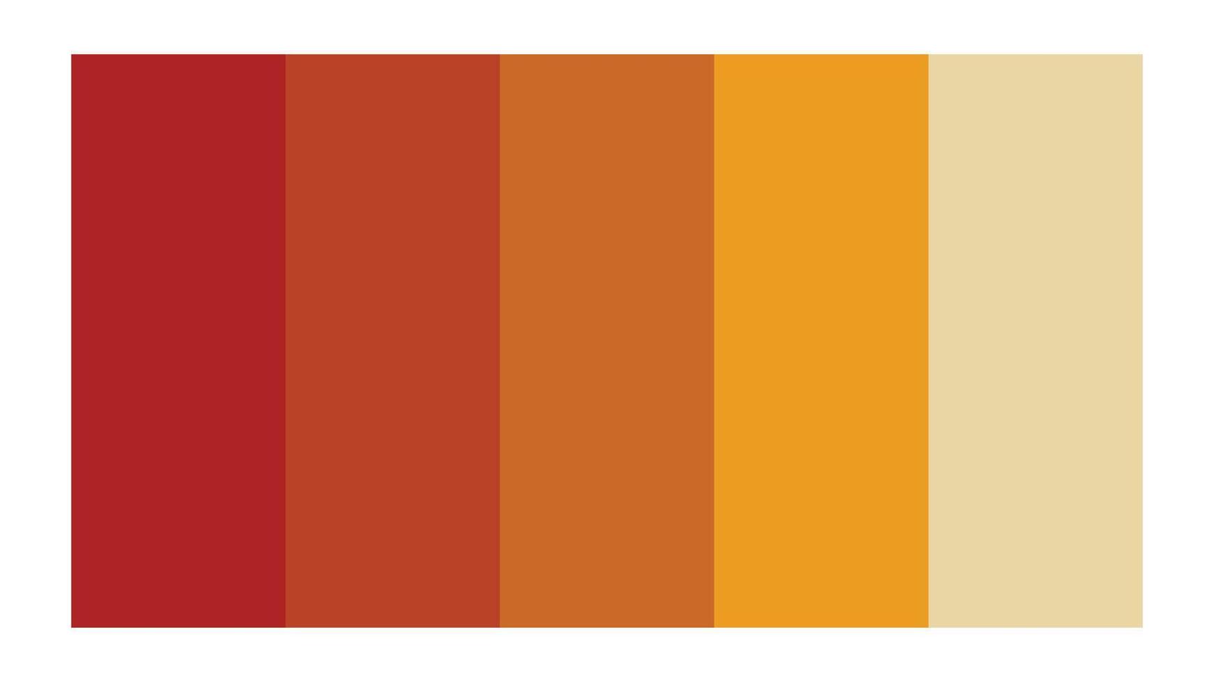 Retro vintage Color Palette vector