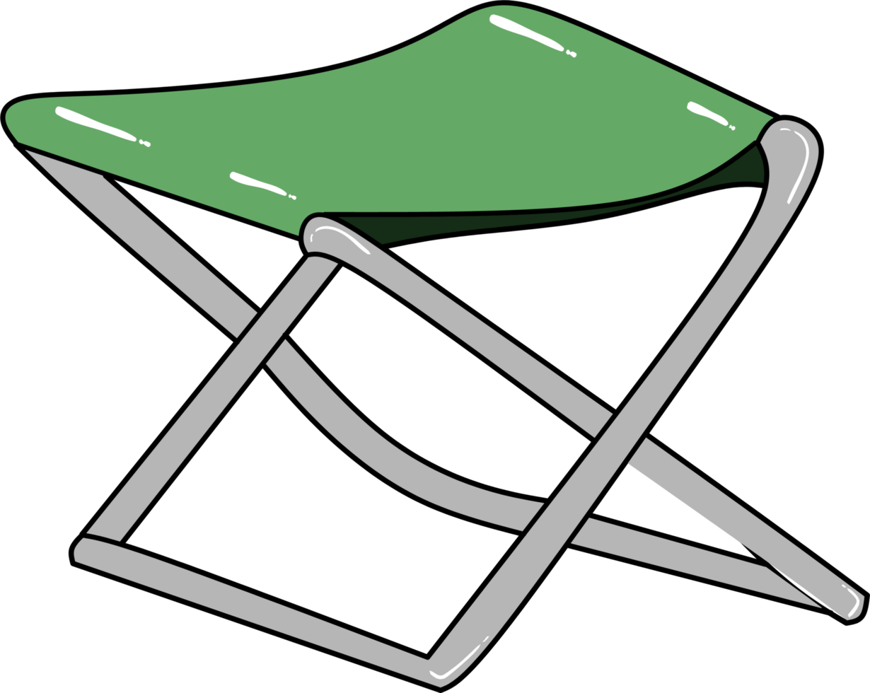 Folding chair clipart png