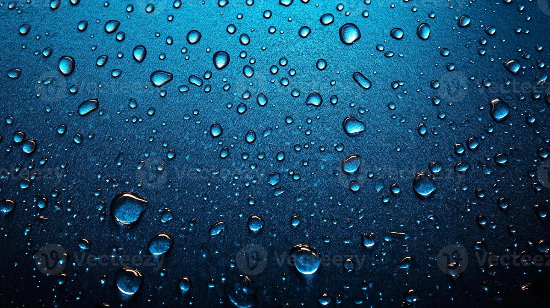 Shiny Water Droplets in a Close-Up View photo