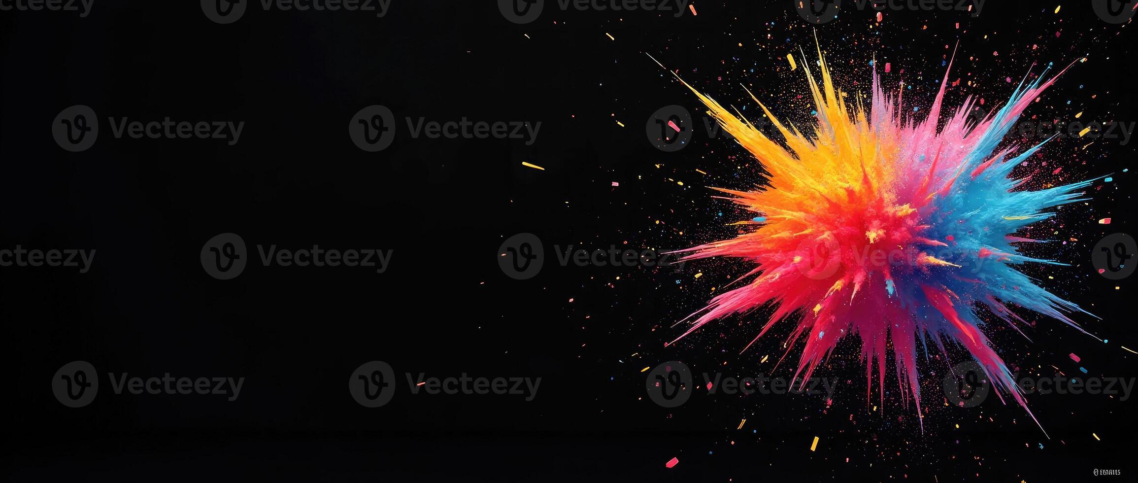 exploding pop speech bubble background explosive pop background. photo