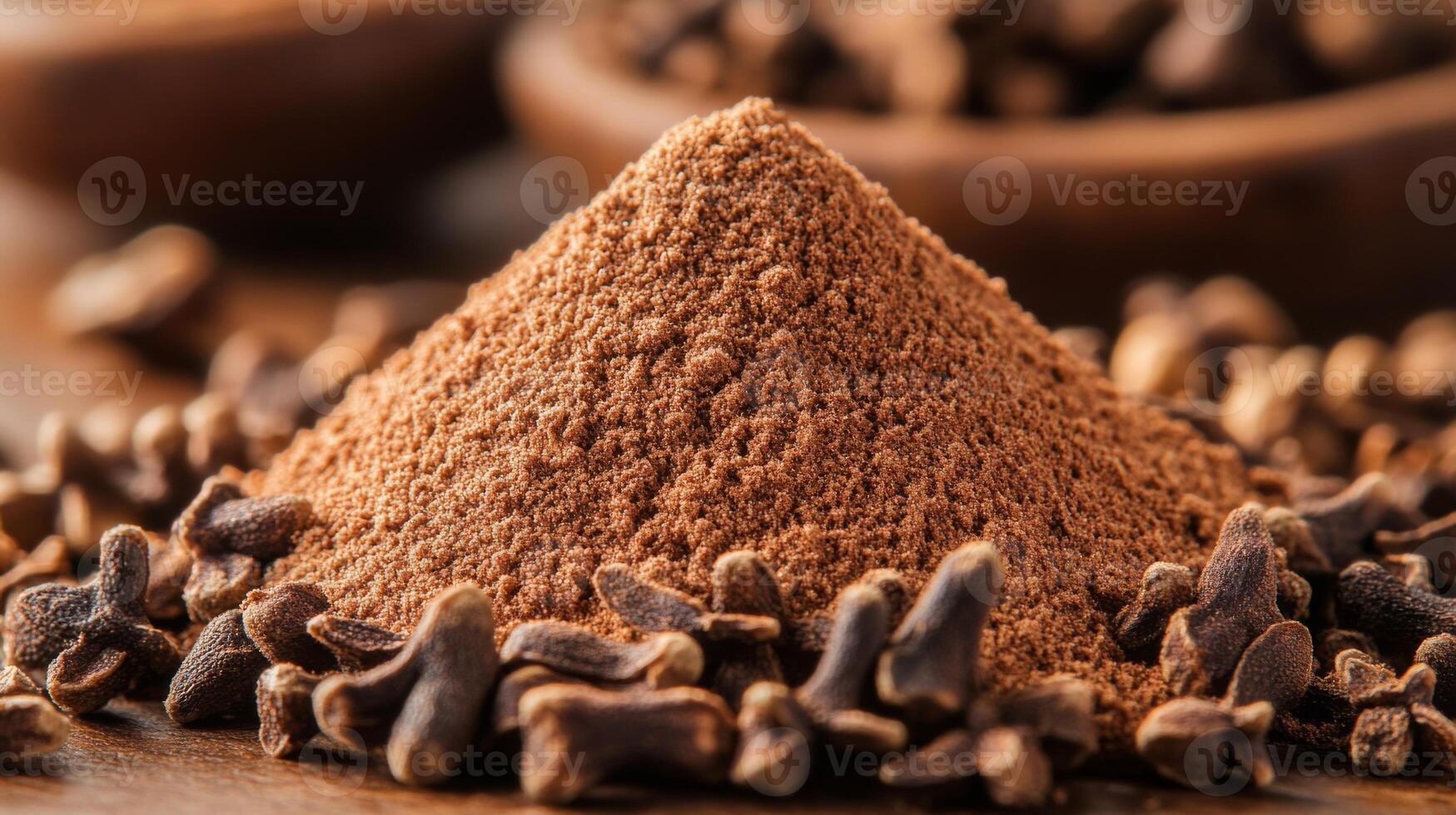 Ground Cloves, Aromatic Spice Powder, Culinary Ingredient, and Natural Remedy photo