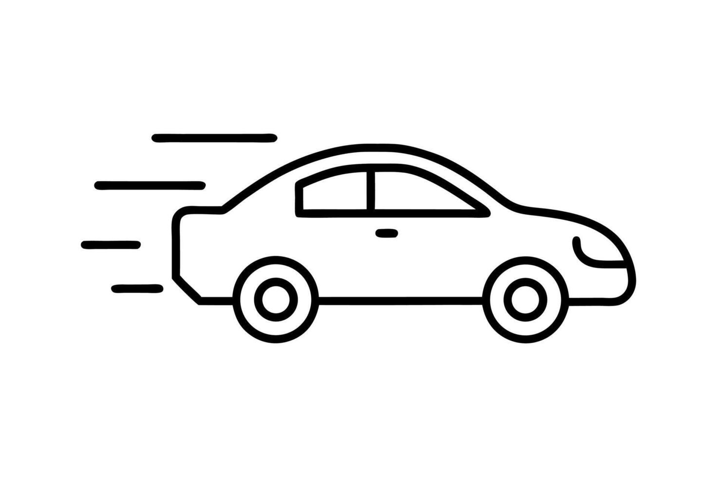 Express Delivery and Car and Taxi Icons vector