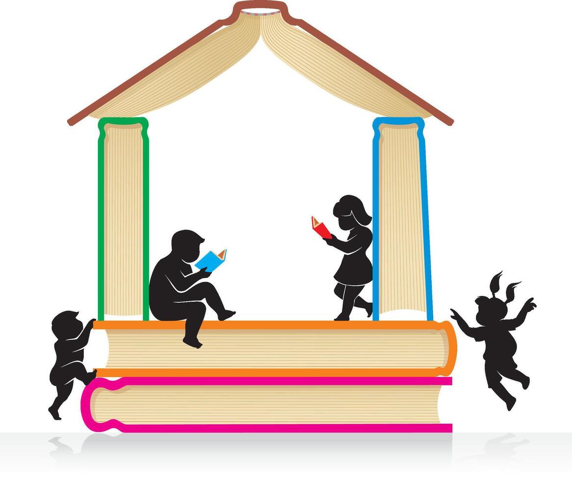 Education Starts at Home Concept vector