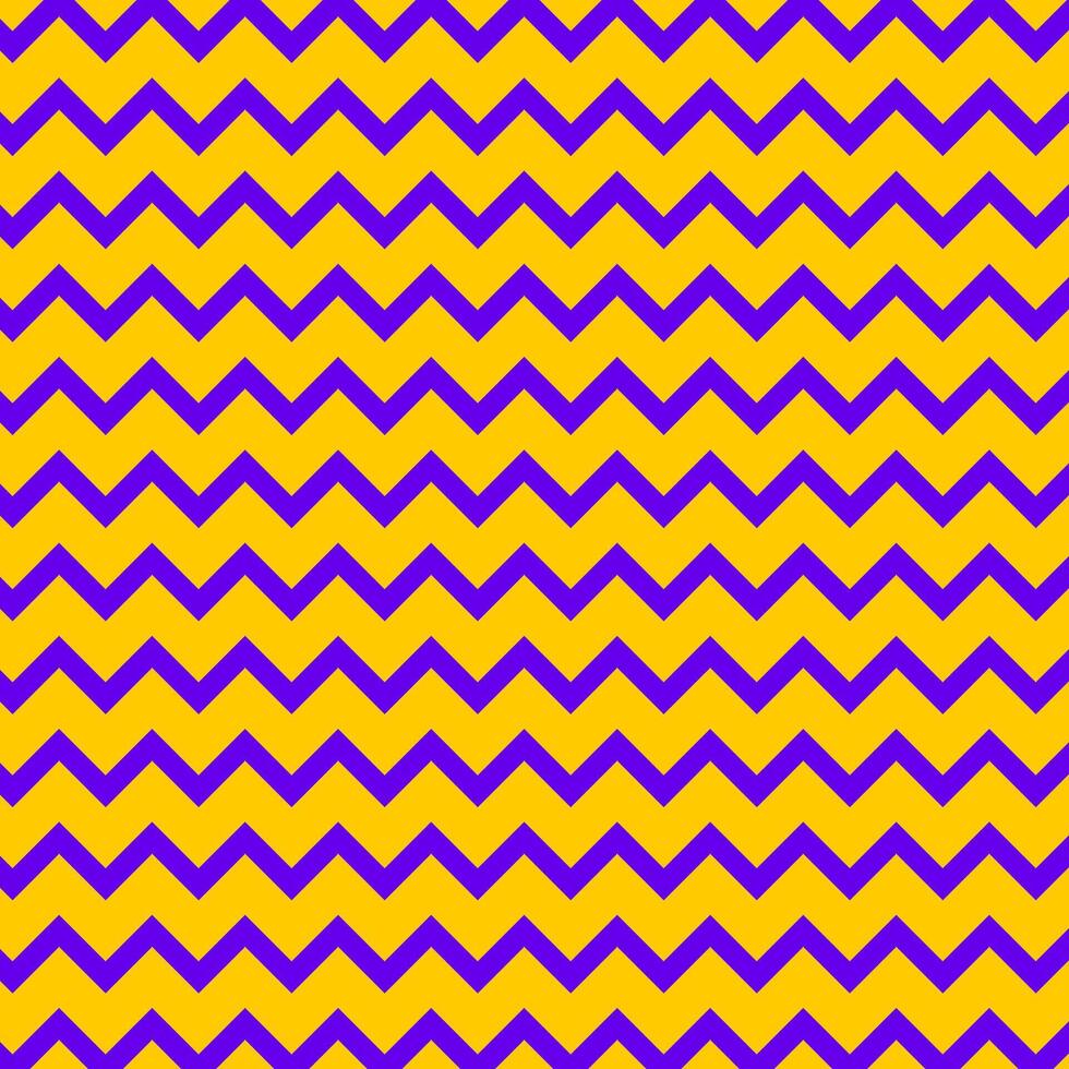 A seamless zigzag pattern with purple and yellow colors, offering a bold and modern graphic style vector