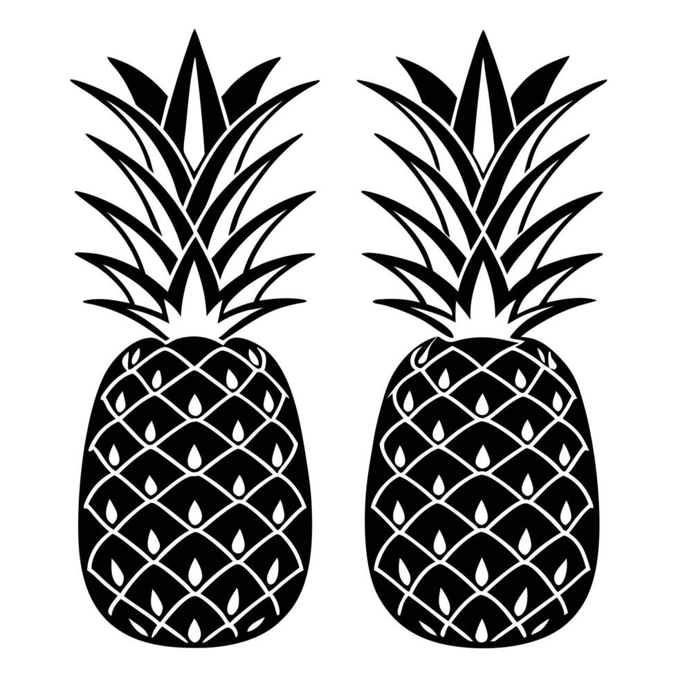 Crisp Two-Color Silhouette of Two People Minimalist Design for Community and Social Themes vector