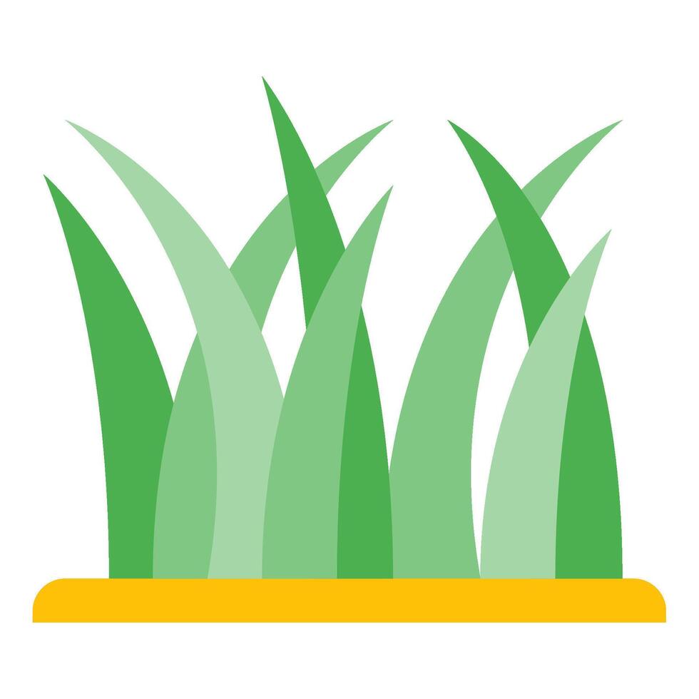 Icon Grass Concept vector