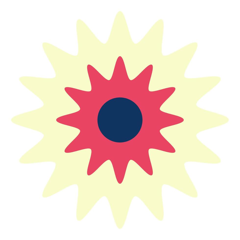 Icon Bright Star Symbol vector