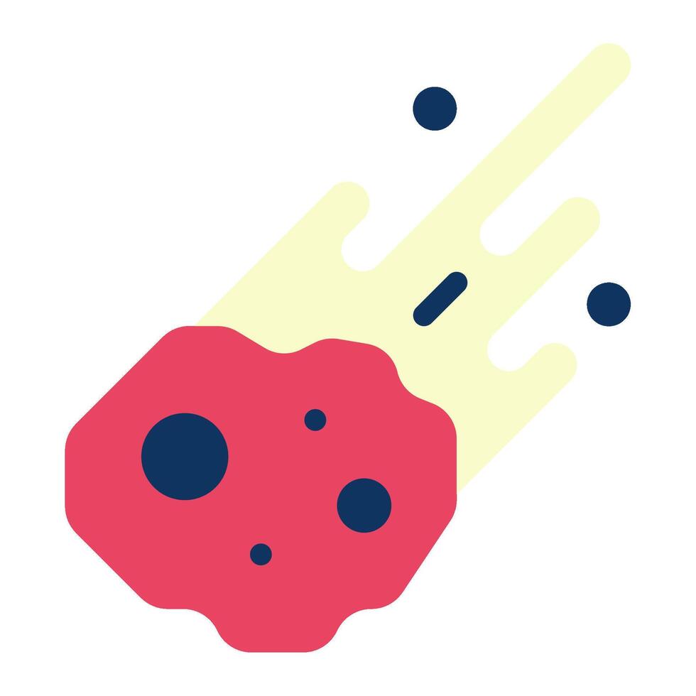 Asteroid Icon Design vector