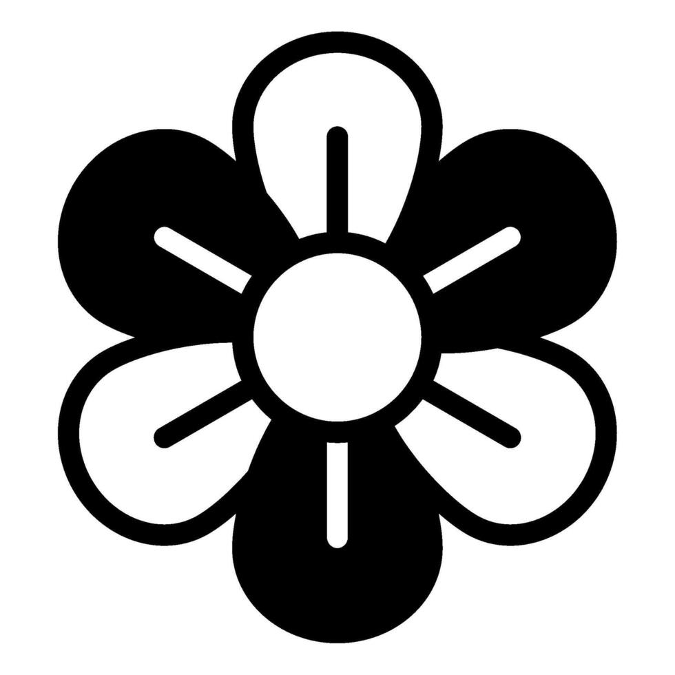 Icon Flower Symbol nature illustration vector