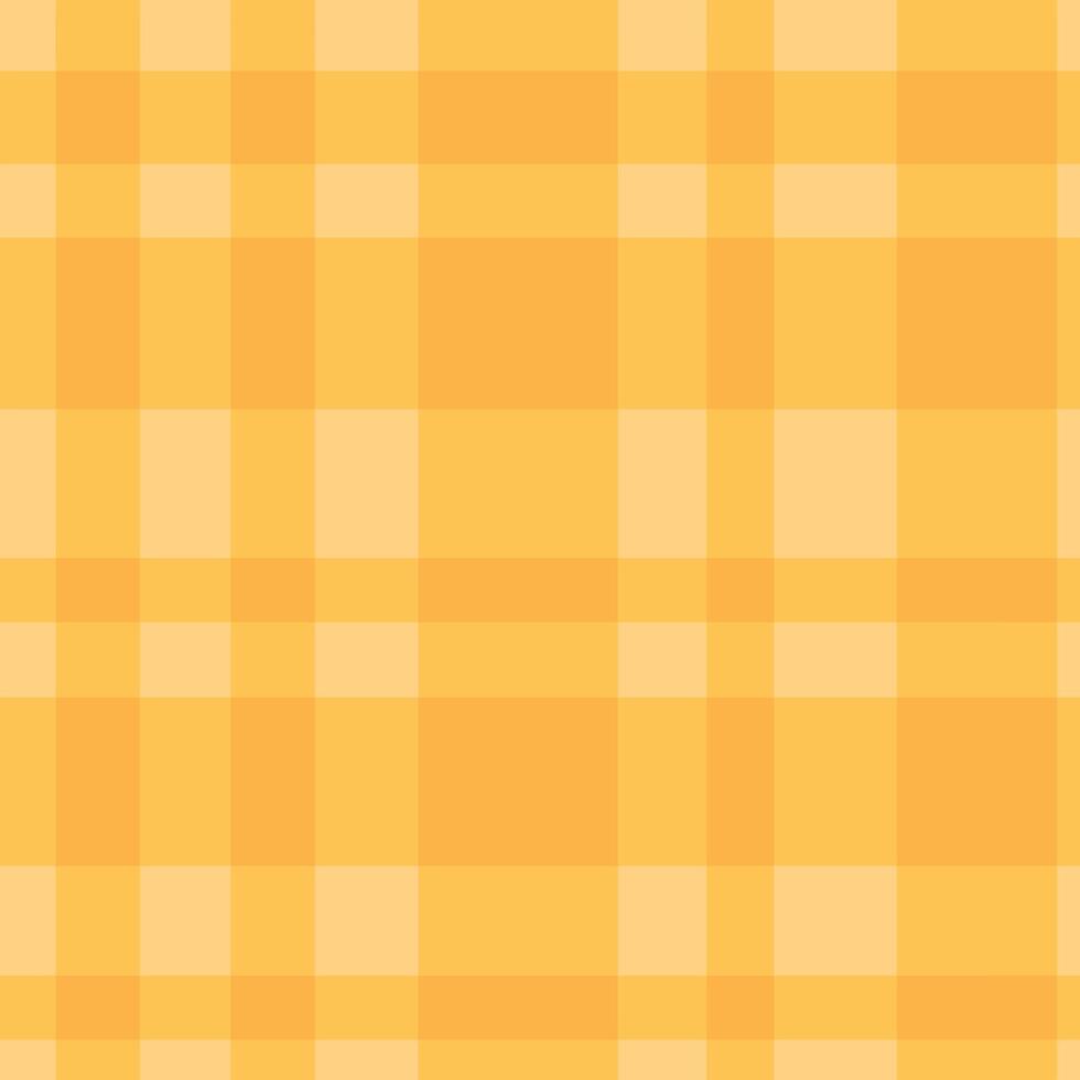 Seamless yellow plaid pattern resembling a picnic blanket, perfect for cheerful summer designs. vector