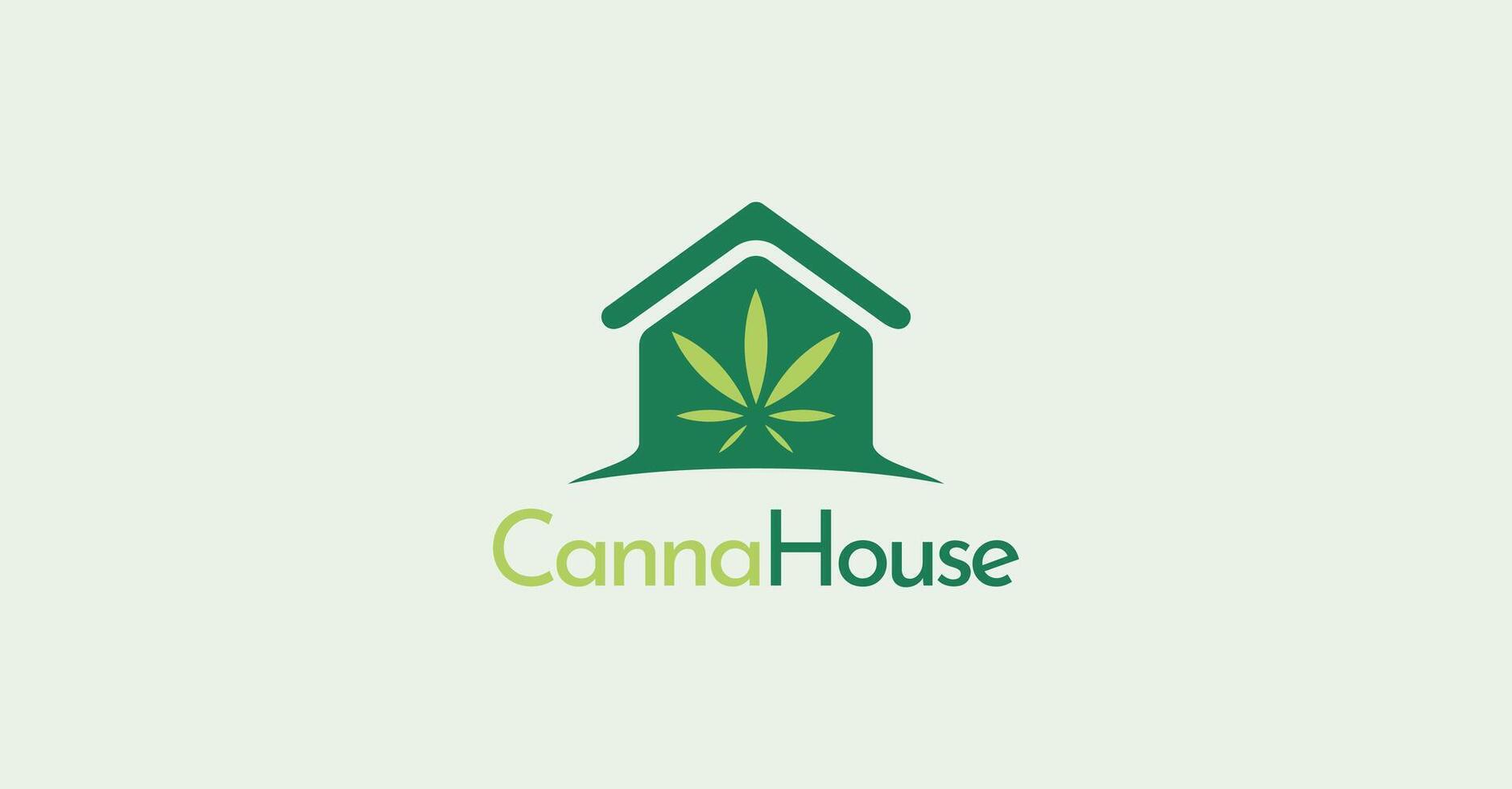 Cannabis Hemp Farm Logo vector