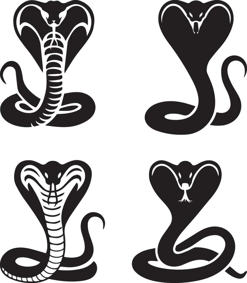 Cobra Silhouette illustration vector