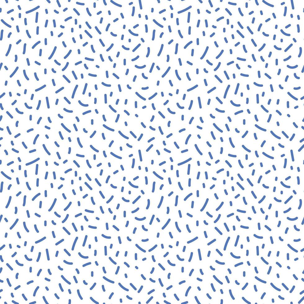 Seamless Pattern of Blue Stripes on White Background. Concept of Modern Design, Geometric Art, Abstract Texture, Minimalist Style, Decorative Element for Fabric, Wallpaper, Graphic Design vector