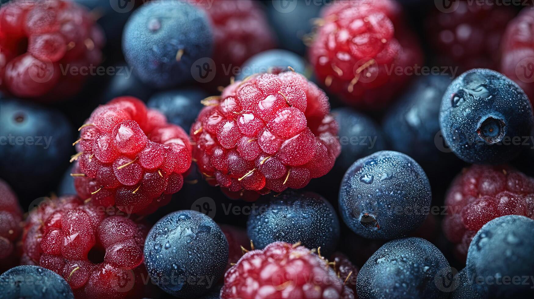Close-up of assorted berries, high-resolution image photo