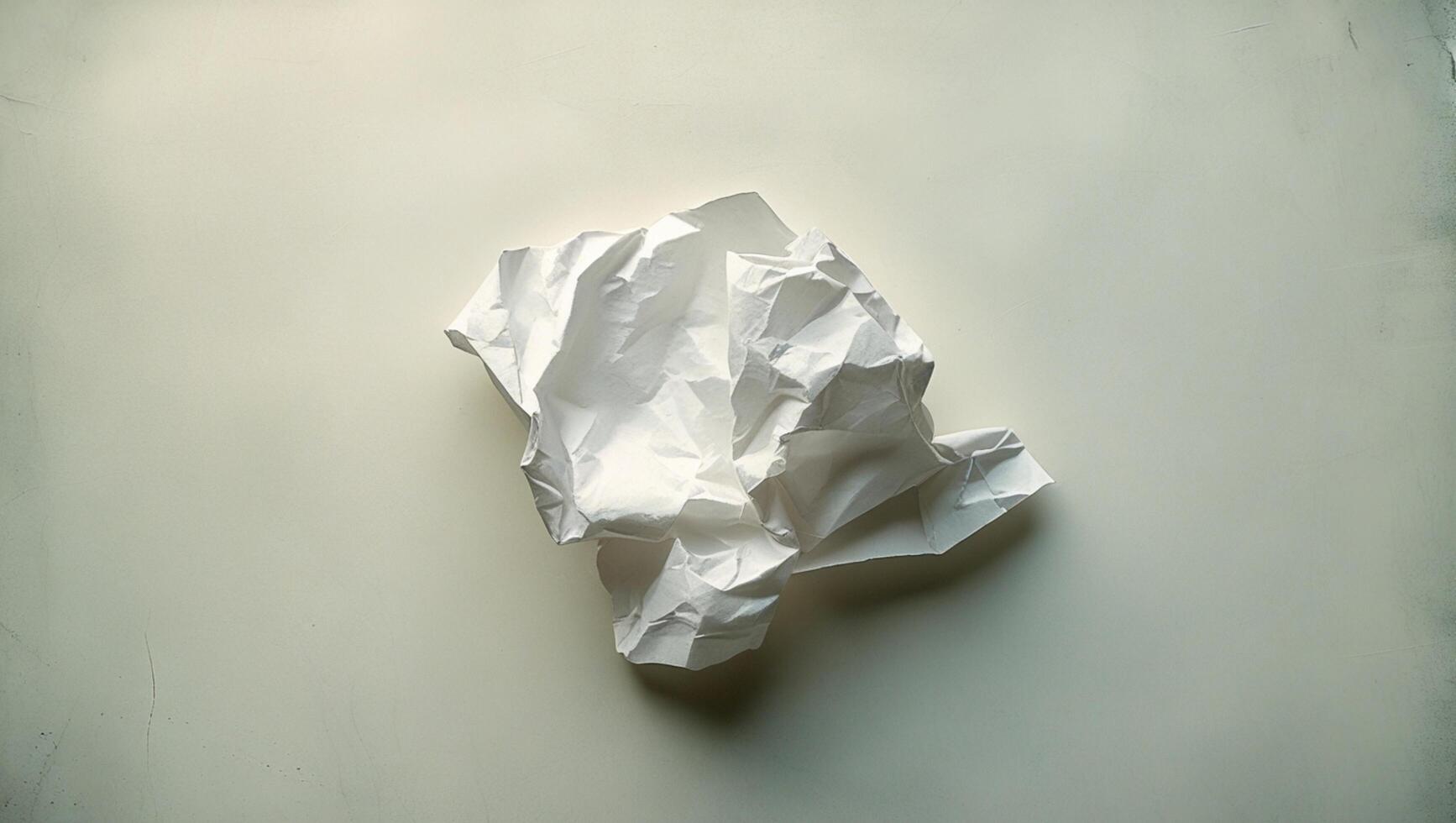 a white piece of paper is sitting on top of a table photo