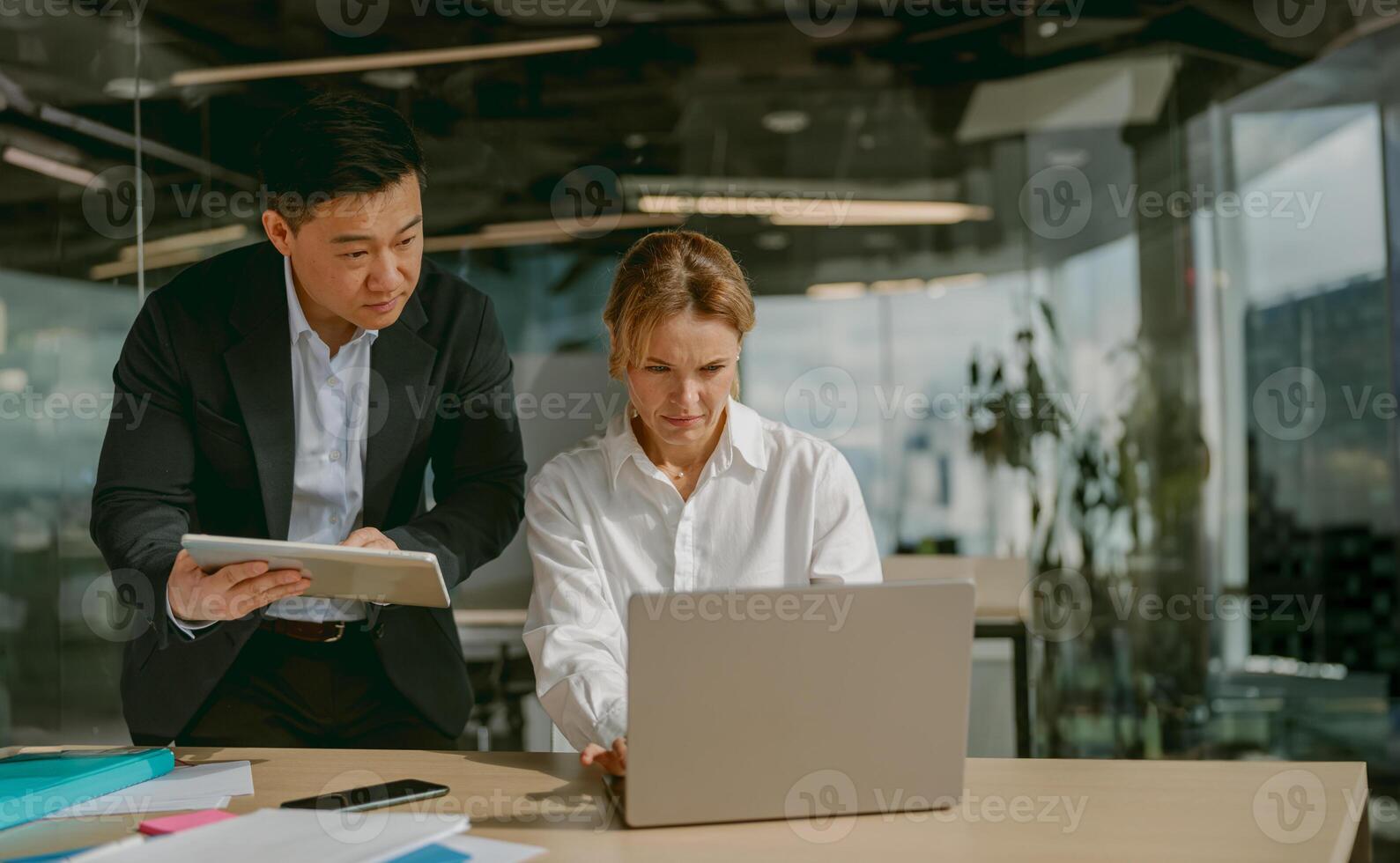 Collaboration within the Modern Office Environment Enhanced by Technology Integration photo