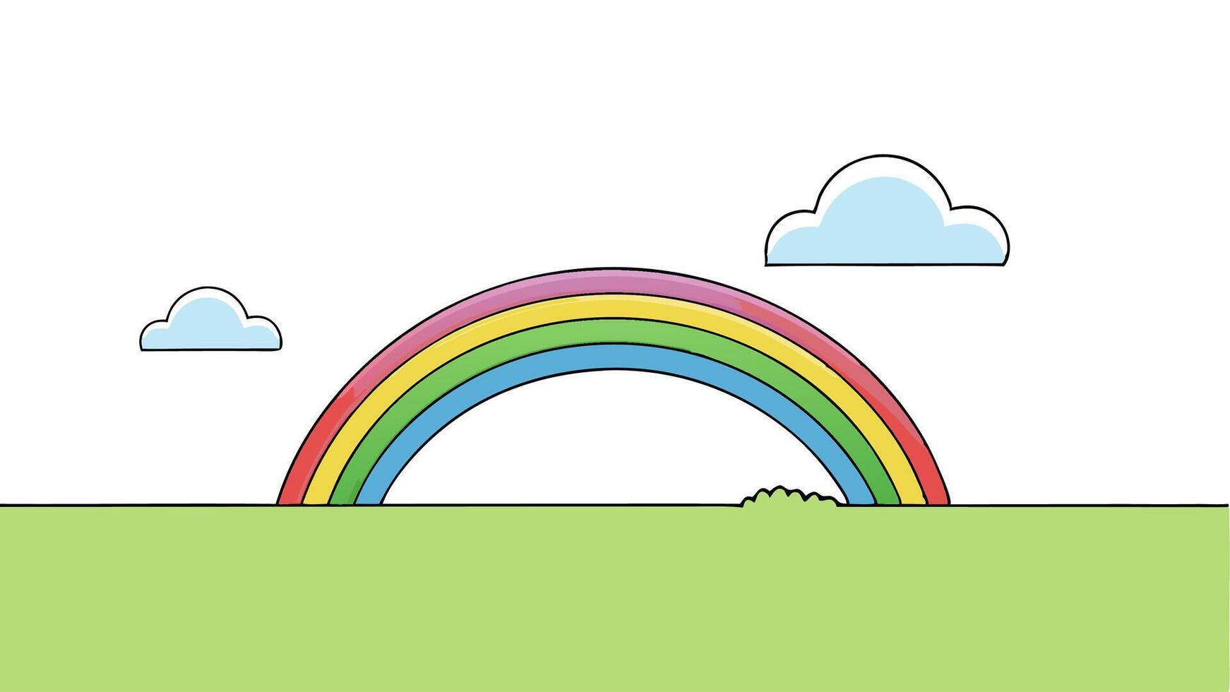 Minimal Style Illustration of an Open Space Clean Simple Design vector
