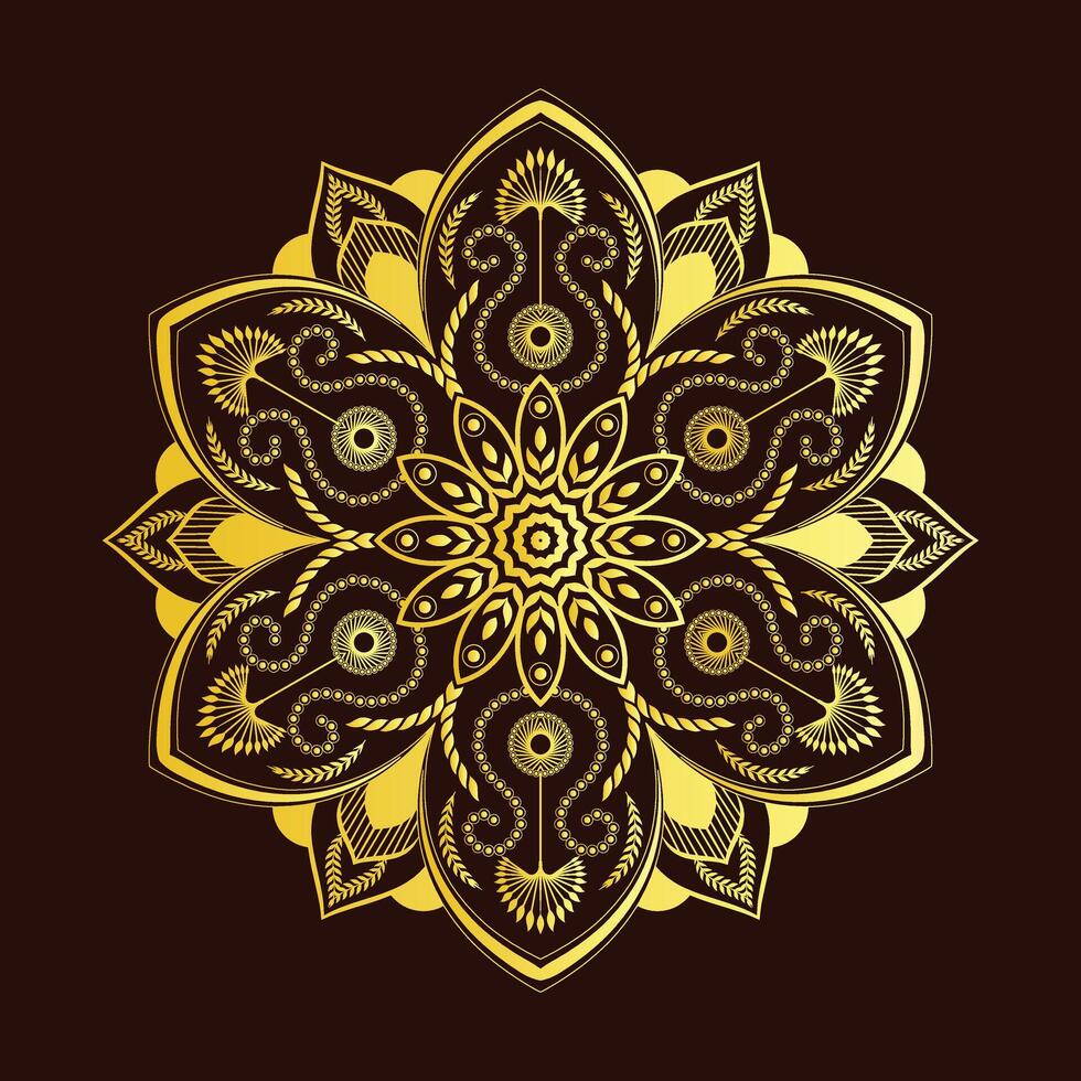 This mandala can be used wall-mate, Bed-sheet , Wedding card, Interior design. vector