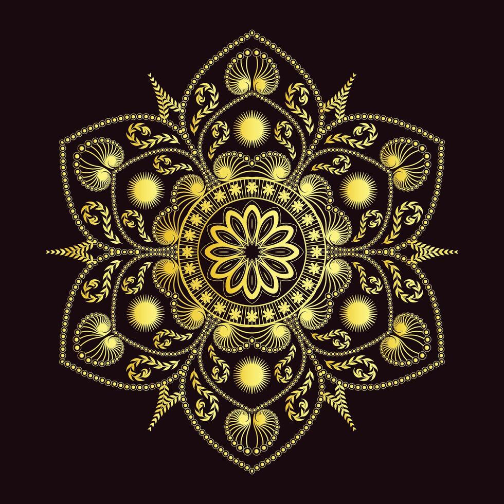 A mandala that can be used wall-mate, bed-sheet ,wedding card, interior design vector