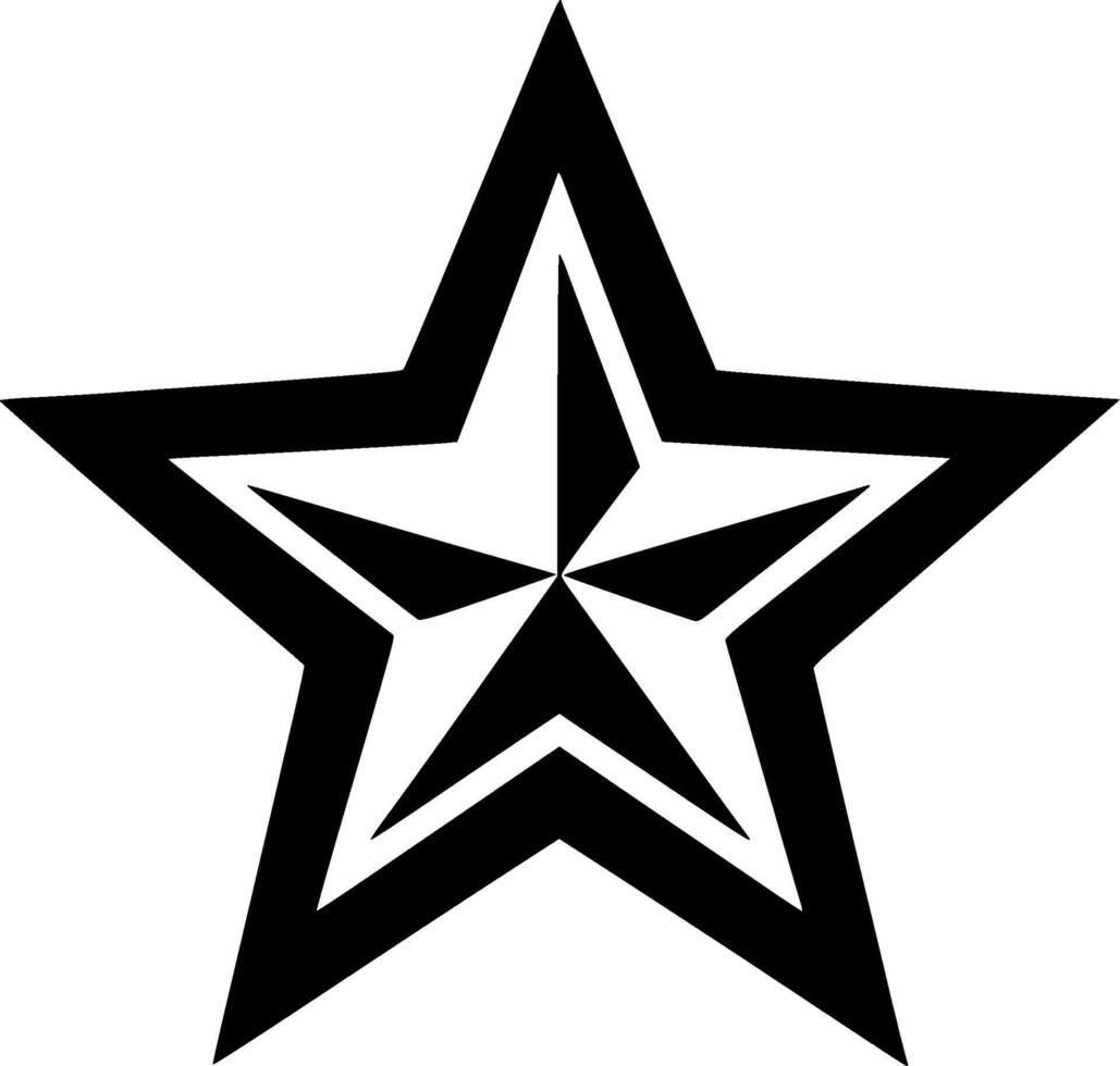 Premium Quality Star Design T-Shirt or Mug - Perfect Gift for Astronomy Lovers and Star Enthusiasts - Unique, Stylish, and Eye-Catching Black and White illustration vector