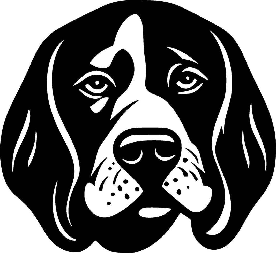 Premium Black and White Labrador Retriever Icon - High-Quality Design for T-Shirts, Mugs, and More - Perfect Gift for Dog Lovers vector