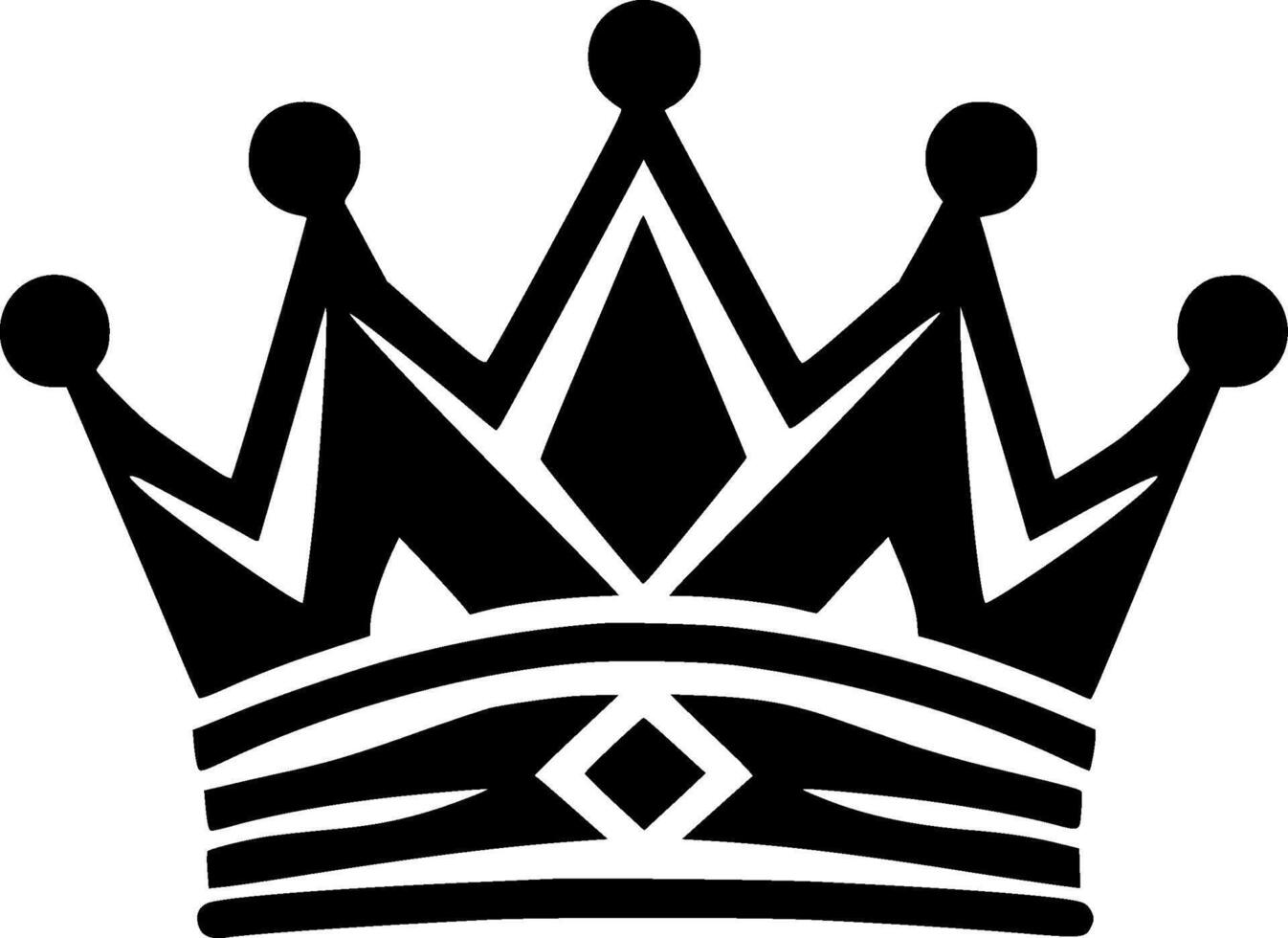 Premium Crown Logo Design - High-Quality Graphic for T-Shirts, Mugs, and Apparel - Perfect for Custom Merchandise and Unique Gifts vector