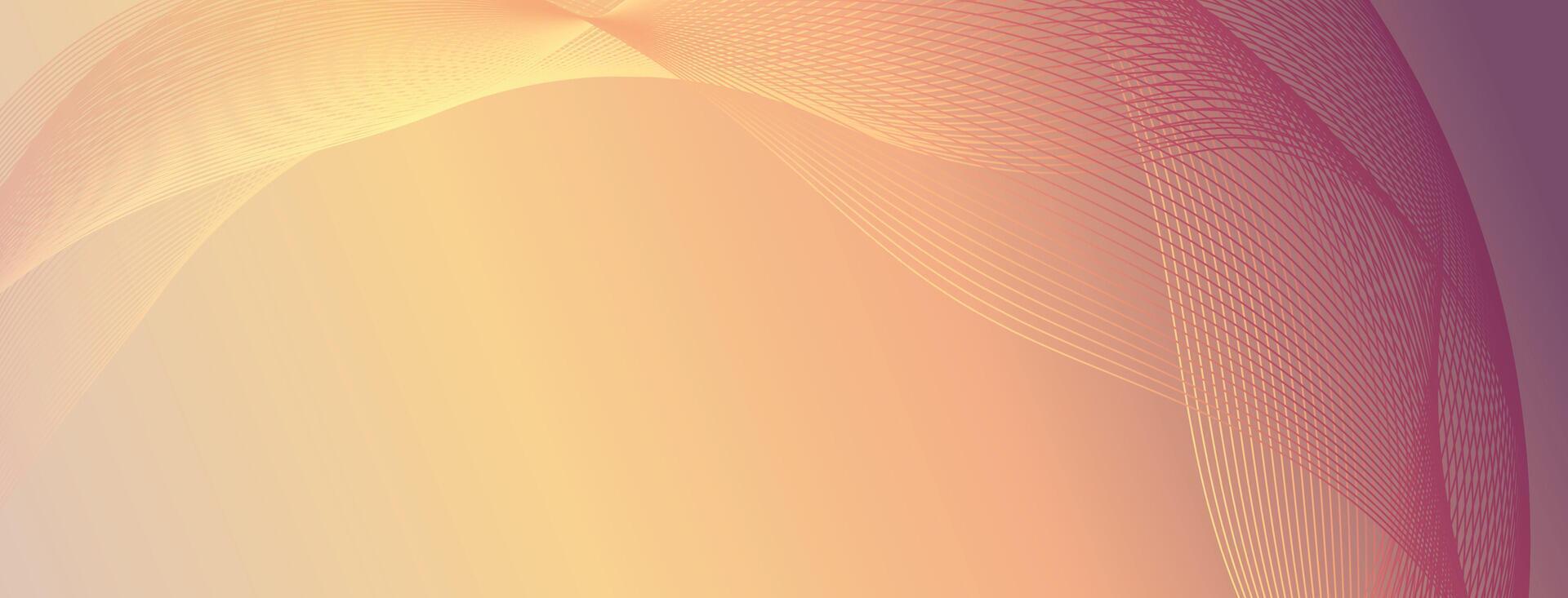 warm gradient abstract background with smooth curved lines, modern artistic flow, elegant wave texture, dynamic digital light pattern for design concepts vector