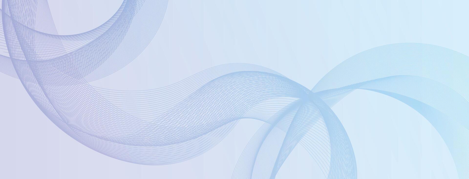 Soft Blue Abstract Waves on Light Background, Elegant Modern Digital Design with Flowing Motion Texture for Business and Creative Projects vector