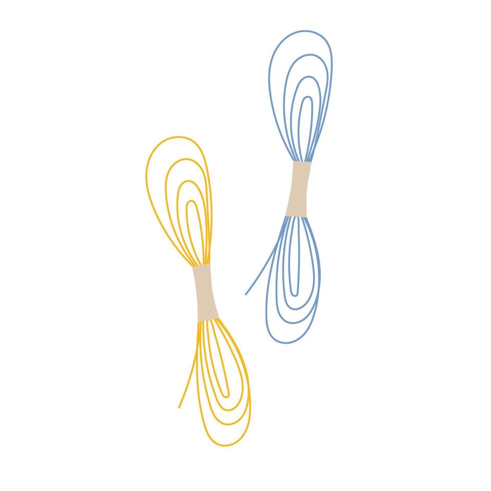 Embroidery threads Handicraft illustration vector