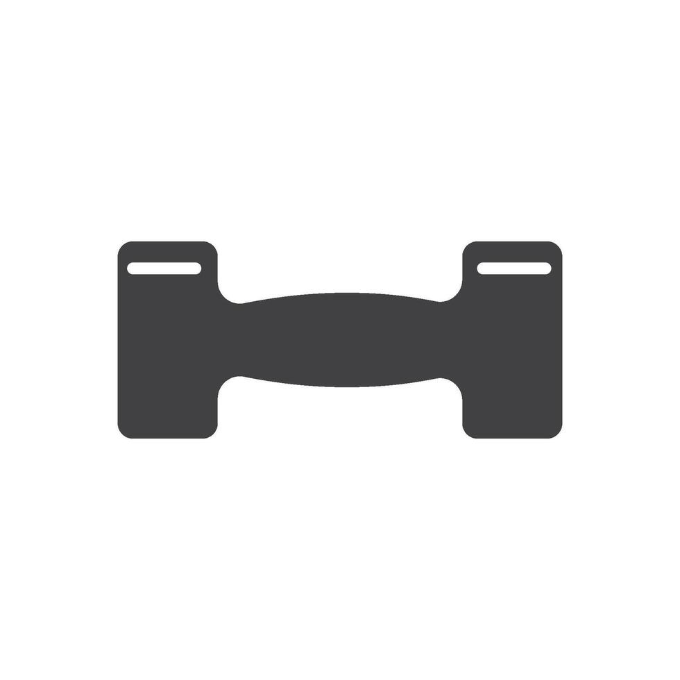 dumbbell icon design vector