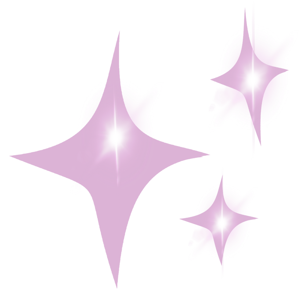 sparkles glowing gently pink light png