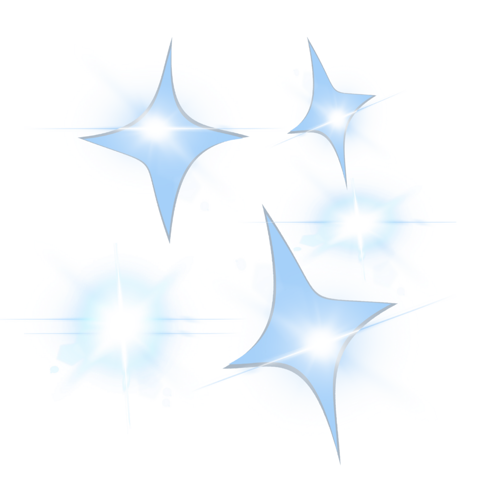 Lights sparkles glowing gently png