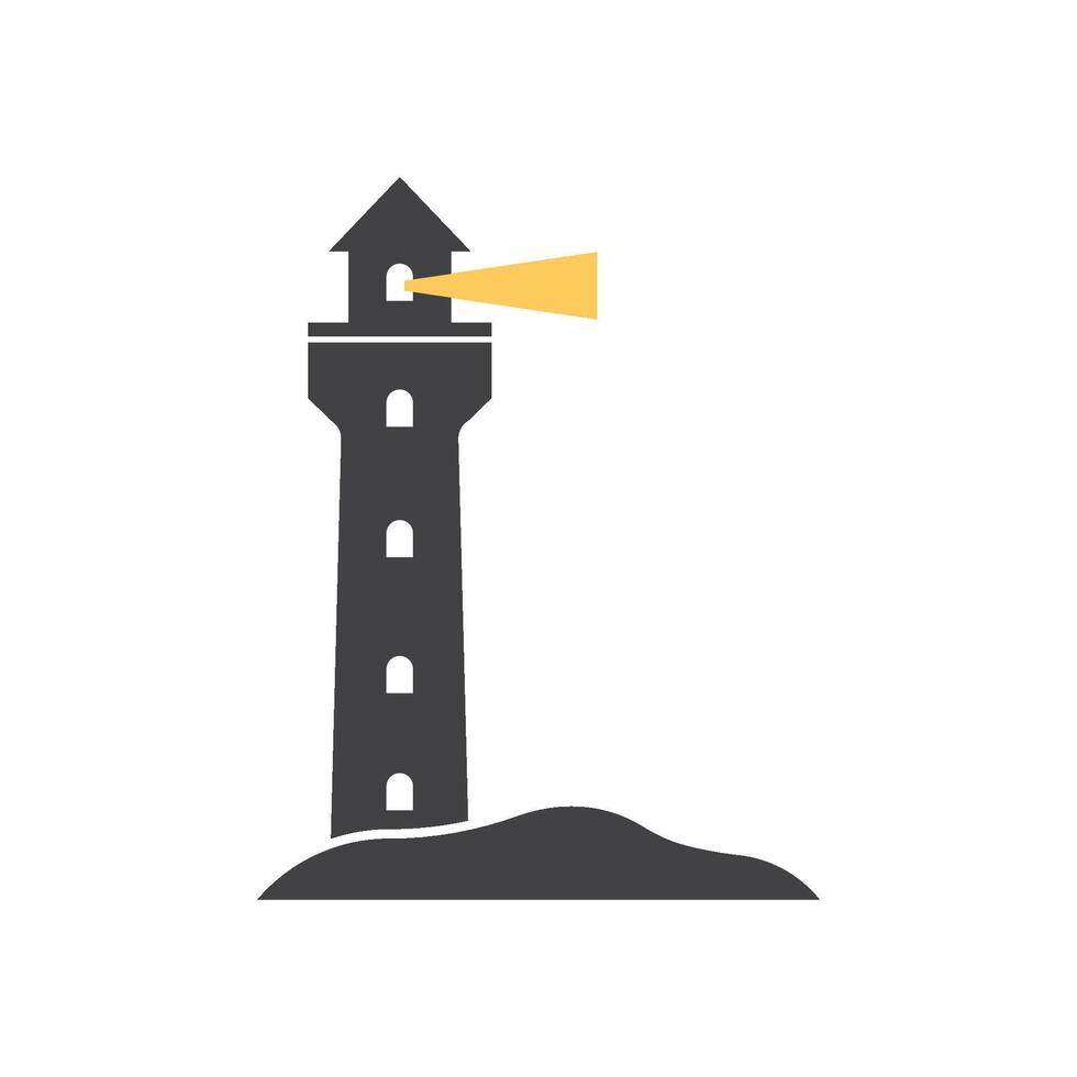 Light House icon design vector