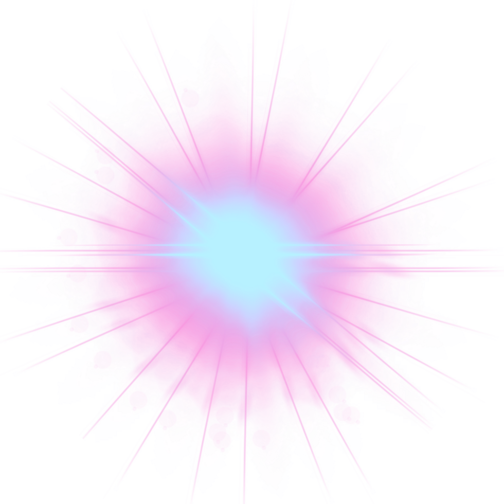 Colorful lights pastel Blue and pink png