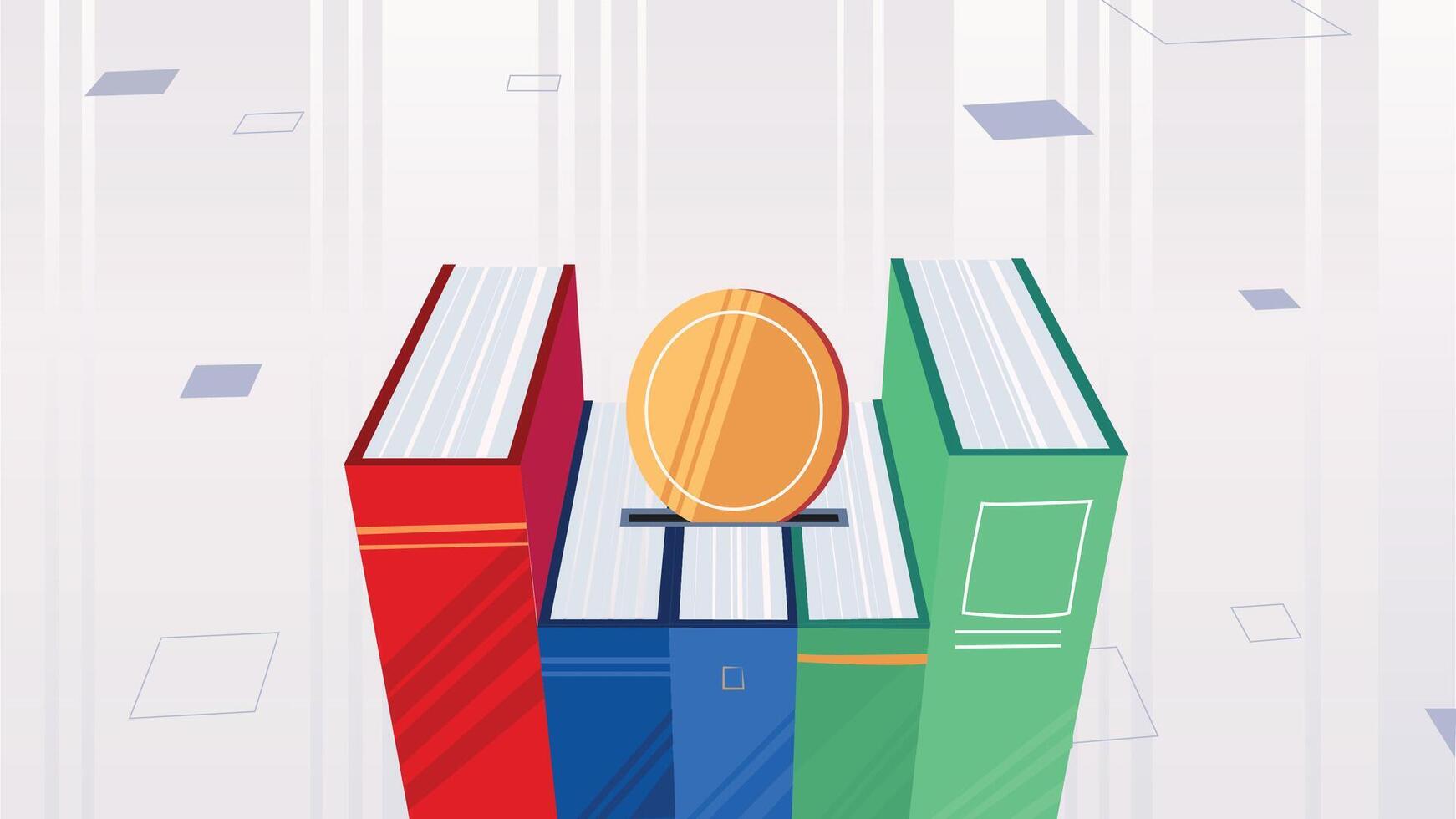 Book abstract background vector