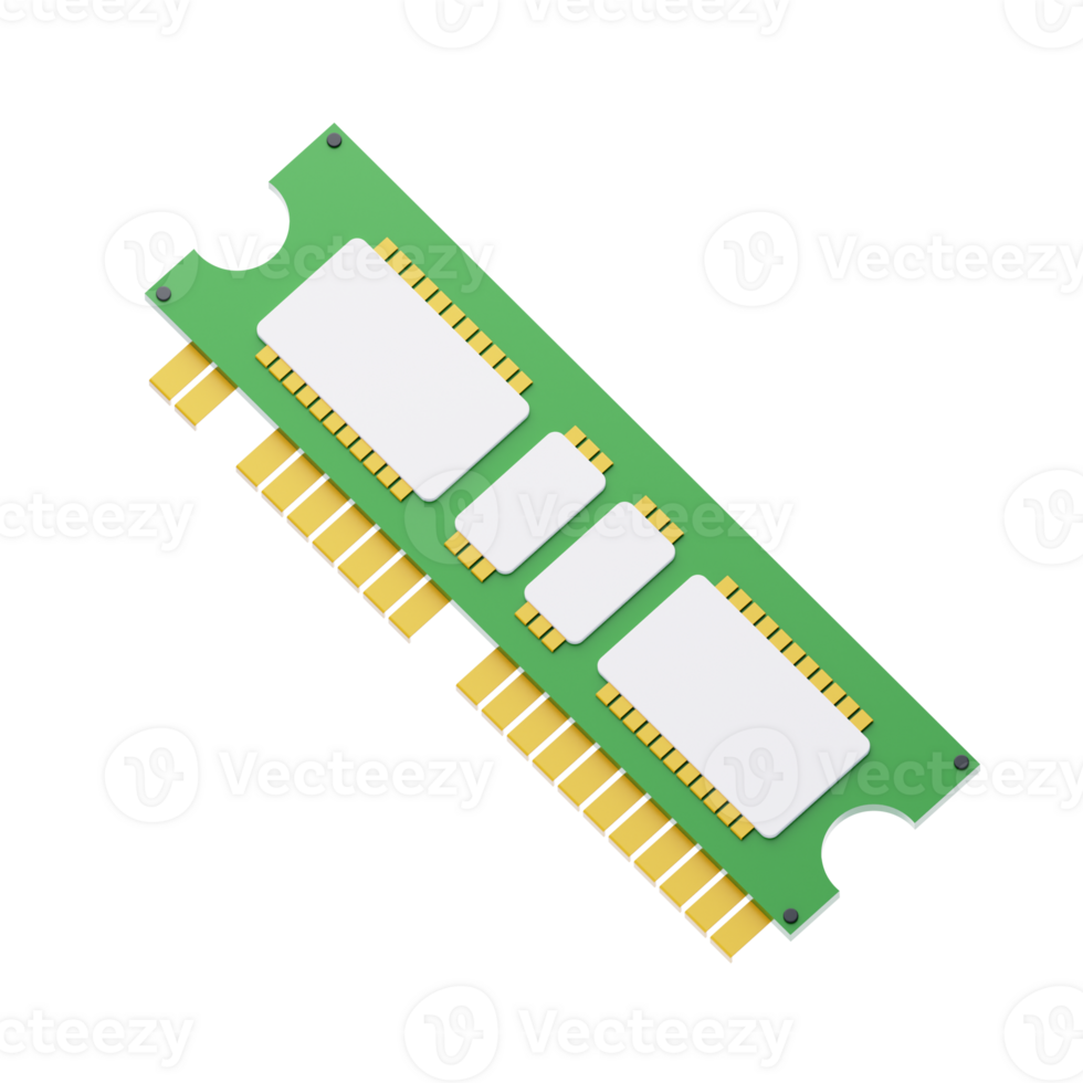 Ram 3D Icon. Random access memory png