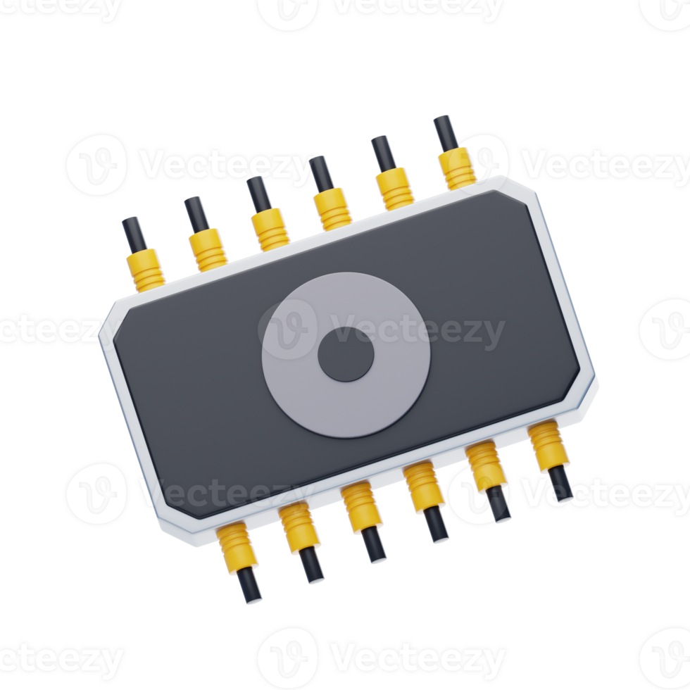 Rom 3D Icon. Computer Hardware Part png