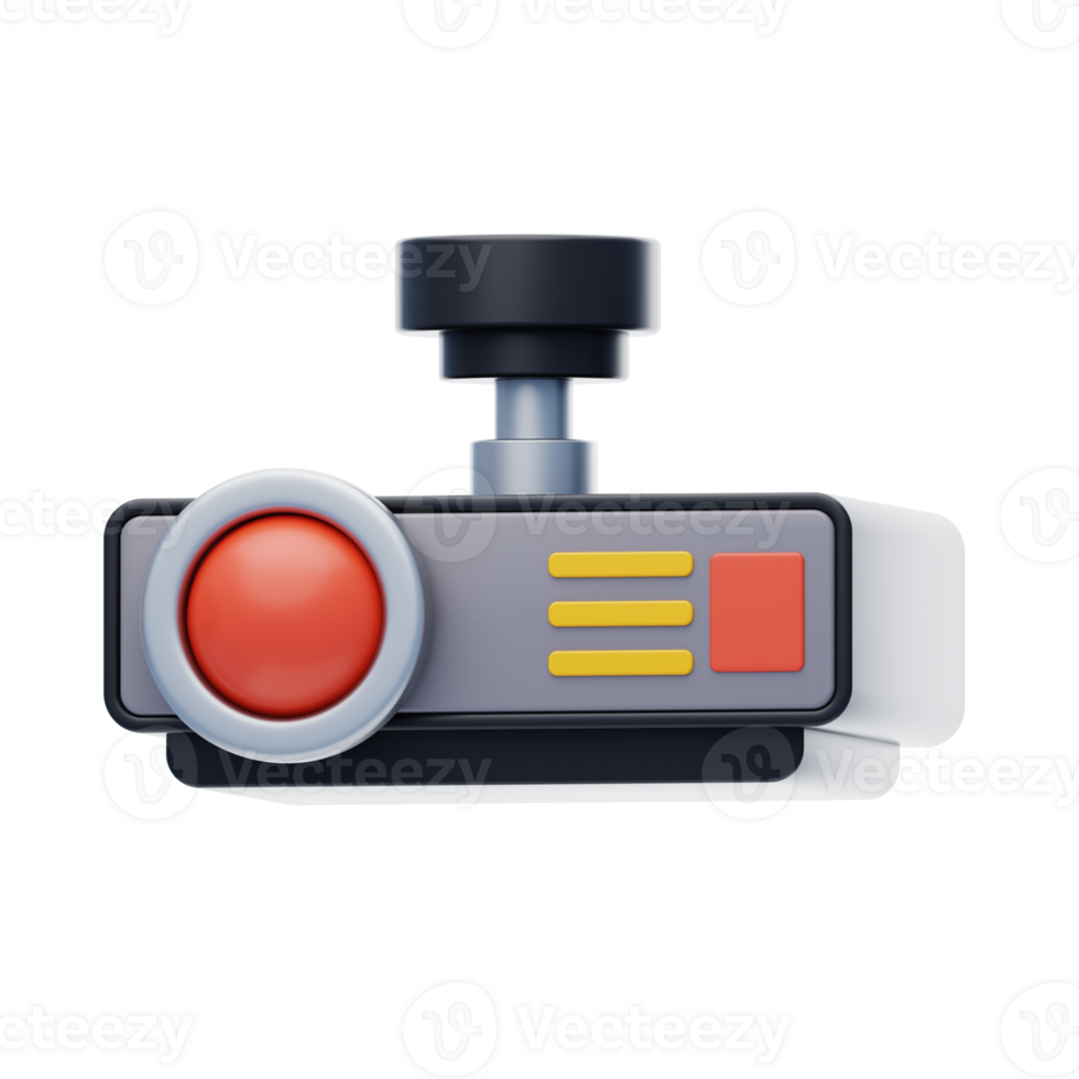 Projector 3D Icon. Modern digital projector for displaying presentations and videos png